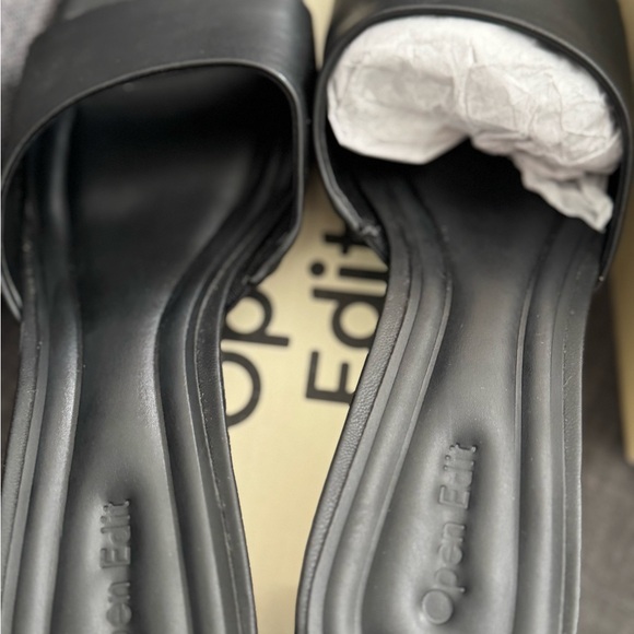 NEW Black Slide Sandals - Picture 2 of 8